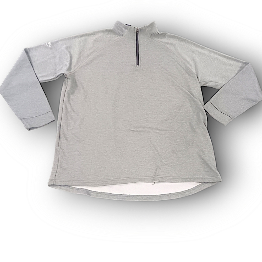 Under Armour Mens XXL Gray Long Sleeve 1/4 Zip Sweatshirt